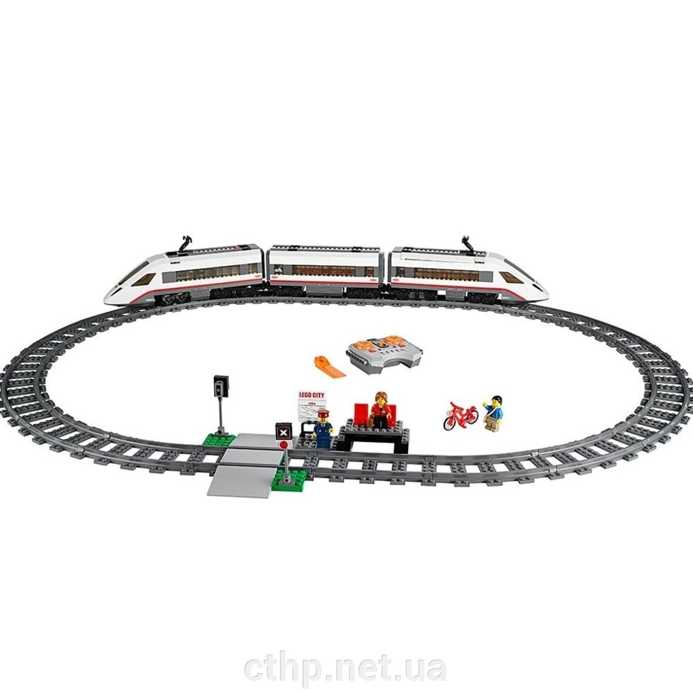 LEGO City Швидкісний пасажирський поїзд 60051 від компанії Cthp - фото 1