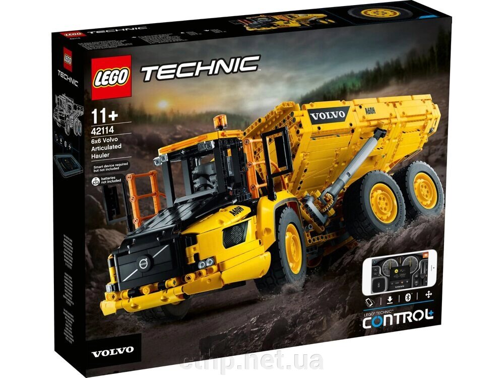 LEGO Technic Зчленований самоскид 6x6 Volvo (42114) від компанії Cthp - фото 1