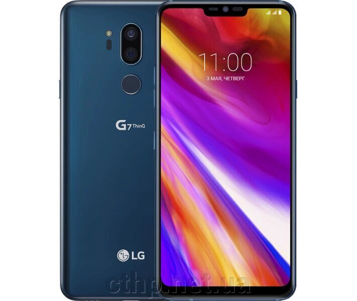 LG G7 ThinQ 4/64GB Moroccan Blue (LMG710EMW. ACISBL) від компанії Cthp - фото 1