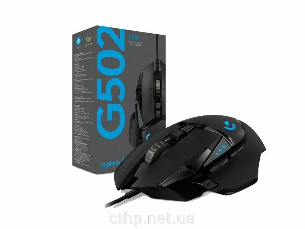 Logitech G502 HERO (910-005470, 910-005474, 910-005471) від компанії Cthp - фото 1