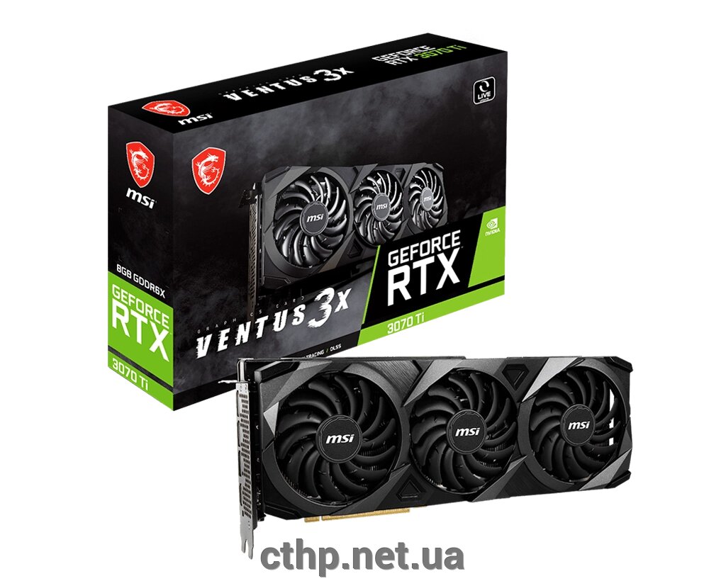 MSI GeForce RTX 3070 Ti VENTUS 3X 8G OC від компанії Cthp - фото 1