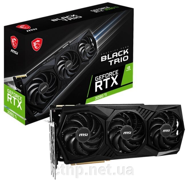 MSI GeForce RTX 3090 Ti BLACK TRIO 24G від компанії Cthp - фото 1