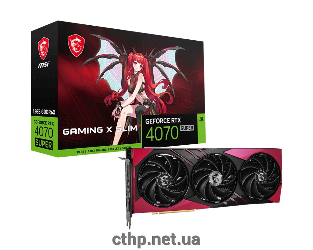 MSI GeForce RTX 4070 SUPER 12G GAMING SLIM MLG від компанії Cthp - фото 1