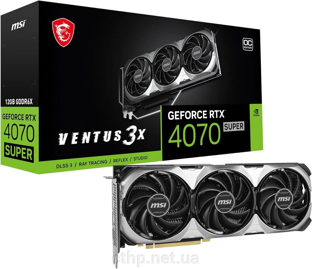 MSI GeForce RTX 4070 SUPER 12G VENTUS 3X OC (912-V513-839) від компанії Cthp - фото 1