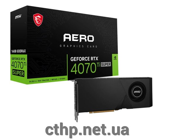 MSI GeForce RTX 4070 Ti SUPER 16G AERO від компанії Cthp - фото 1