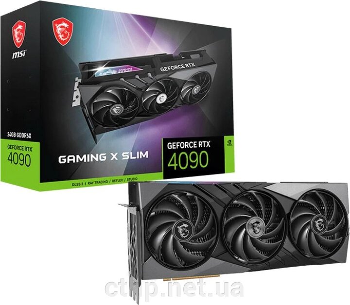 MSI GeForce RTX 4090 GAMING X SLIM 24G (912-V510-265) від компанії Cthp - фото 1