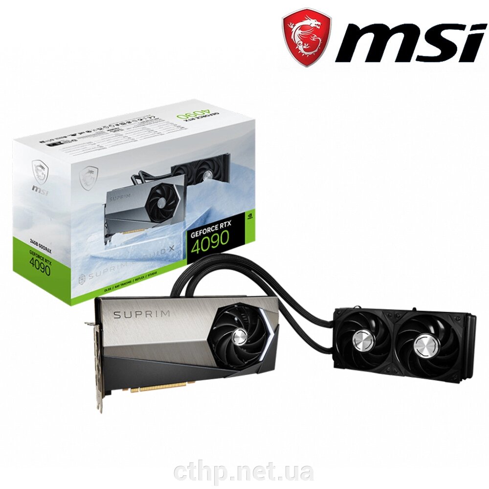 MSI GeForce RTX 4090 SUPRIM LIQUID X 24G від компанії Cthp - фото 1