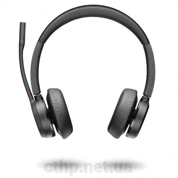 Навушники з мікрофоном Plantronics Poly Voyager 4320 UC Charge Stand (218476-01) від компанії Cthp - фото 1