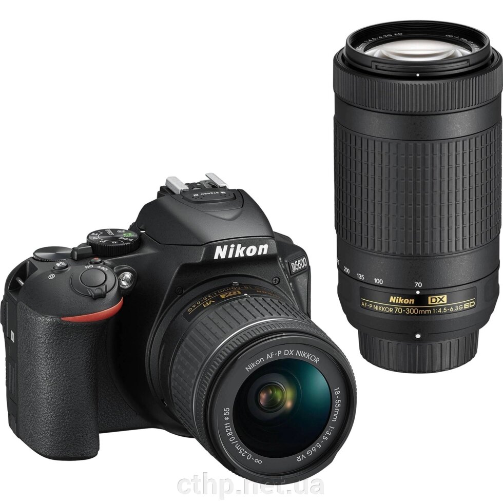 Nikon D5600 kit (18-55mm + 70-300mm) (VBA500K004) від компанії Cthp - фото 1