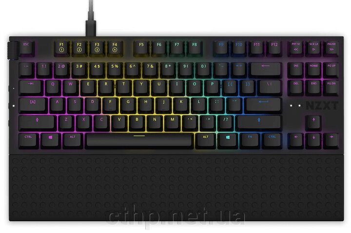 NZXT TKL Gateron Red Switches UK EN Layout Black (KB-1TKUS-BR) від компанії Cthp - фото 1