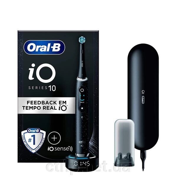 Oral-B iO Series 10 Cosmic Black + додаткова насадка від компанії Cthp - фото 1