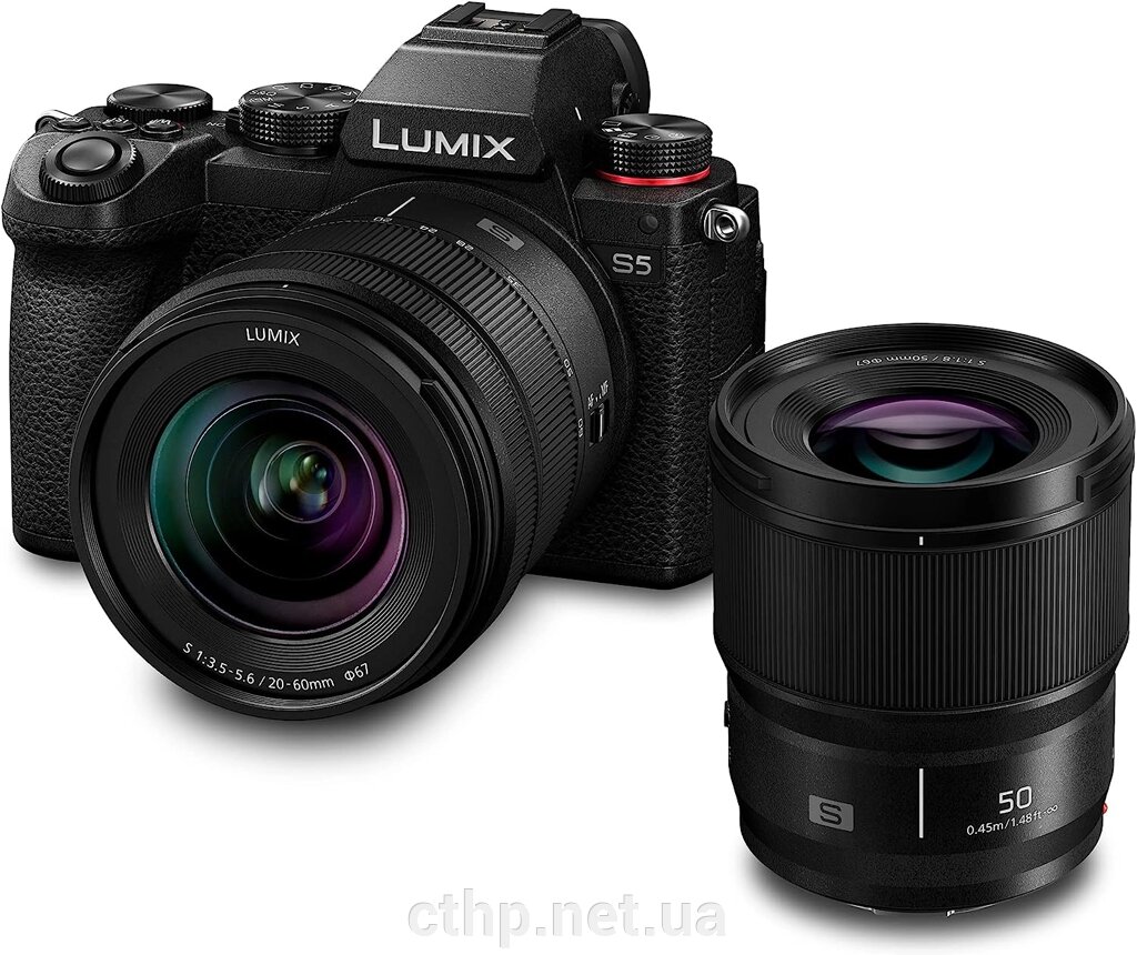 Panasonic Lumix DC-S5 kit (20-60mm) (DC-S5KEE-K) + (50mm) від компанії Cthp - фото 1