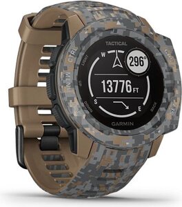 Смарт-годинник Garmin Instinct Tactical Edition Outdoor GPS Watch Camo Coyote Tan (010-02064-D4)