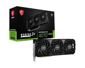 MSI GeForce RTX 4070 Ti SUPER 16G VENTUS 3X OC (912-V513-614) BLACK