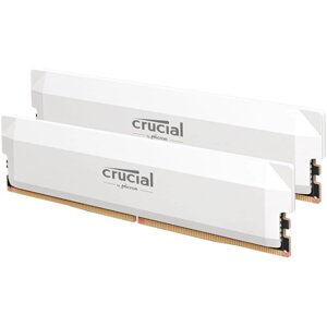 Crucial 32 GB (2x16GB) DDR5 6000 MHz Pro Overclocking White (CP2K16G60C36U5W)