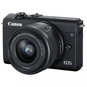 Canon EOS M200 kit (15-45mm) IS STM Black (3699C027)