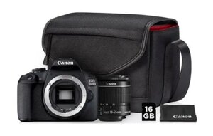 Canon EOS 2000D kit (18-55mm) DC III (2728C007) + Canon SB130 + 16Gb