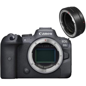 Canon EOS R6 Body (4082C044) + MT ADP EF-EOSR