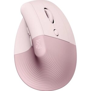 Logitech Lift Vertical Ergonomic Mouse Rose (910-006478)