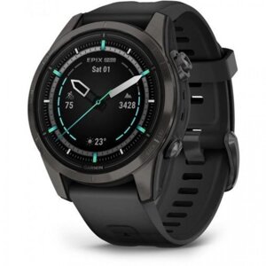 Garmin Epix Pro Gen 2 Sapphire 42mm Carbon G. DLC Ti. with Black Band (010-02802-14/15)