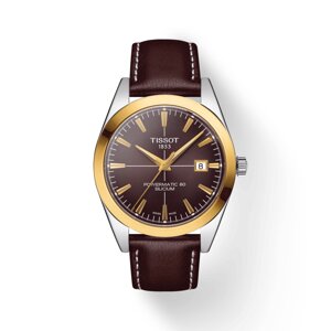 Tissot Gentleman Powermatic 80 Silicium Solid 18k Gold Bezel T927.407.46.291.01