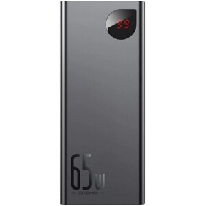 Baseus Adaman Metal Digital Display Quick Charge Power Bank 65W 20000mAh Black (PPIMDA-D01, PPADM-65S)