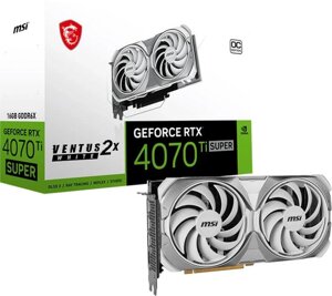 MSI GeForce RTX 4070 Ti SUPER 16G VENTUS 2X WHITE OC