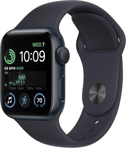Apple Watch SE 2 GPS + Cellular 40mm Midnight Aluminum Case w. Midnight S. Band - S/M (MNTM3/MRG83/MRG63) Open BOX