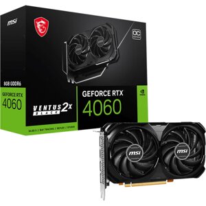 MSI GeForce RTX 4060 VENTUS 2X BLACK 8G OC (912-V516-092)