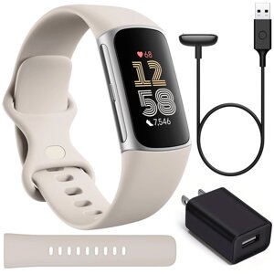 Fitbit Charge 6 Porcelain / Silver Aluminum
