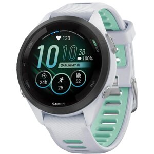 Garmin Forerunner 265S Black Bezel w. Whitestone Case and Whitestone/Neo Tropic S. Band (010-02810-04/14/54