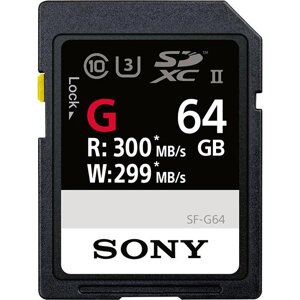 Карта пам'яті Sony 64 GB SDXC UHS-II U3 ​​SF-G64