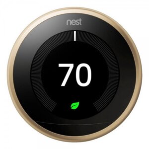 Google Nest Learning Thermostat 3nd Generation Brass (T3032US)