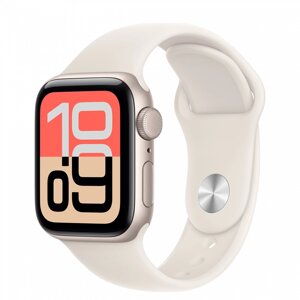 Apple Watch SE 3 GPS 40mm Starlight Alu. Case w. Starlight S. Band - S/M (MEH34)