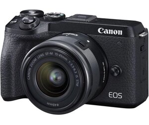 Canon EOS M6 Mark II kit (15-45mm) Black (3611C012)