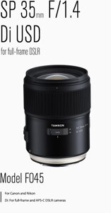 Tamron AF SP 35mm f/1,4 Di USD (Nikon)