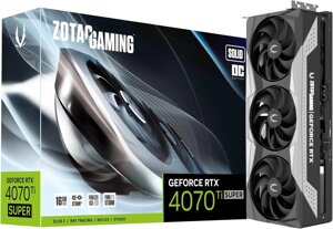 Zotac GAMING GeForce RTX 4070 Ti Super Solid OC (ZT-D40730RC-10P)