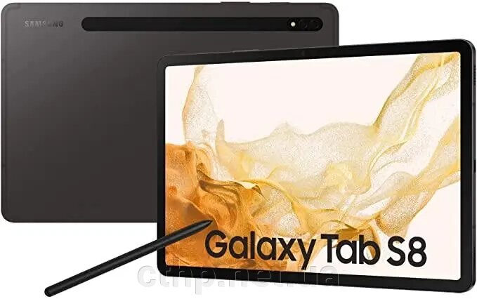 Планшет Samsung Galaxy Tab S8 11 8/128GB 5G Dark Grey (SM-X706BZAA) від компанії Cthp - фото 1