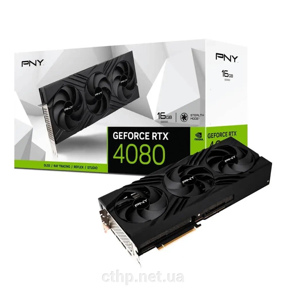 PNY GeForce RTX 4080 16 GB TF VERTO Edition (VCG408016TFXPB1) від компанії Cthp - фото 1