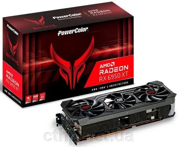 PowerColor Radeon RX 6950 XT Red Devil (AXRX 6950 XT 16GBD6-3DHE/OC) від компанії Cthp - фото 1