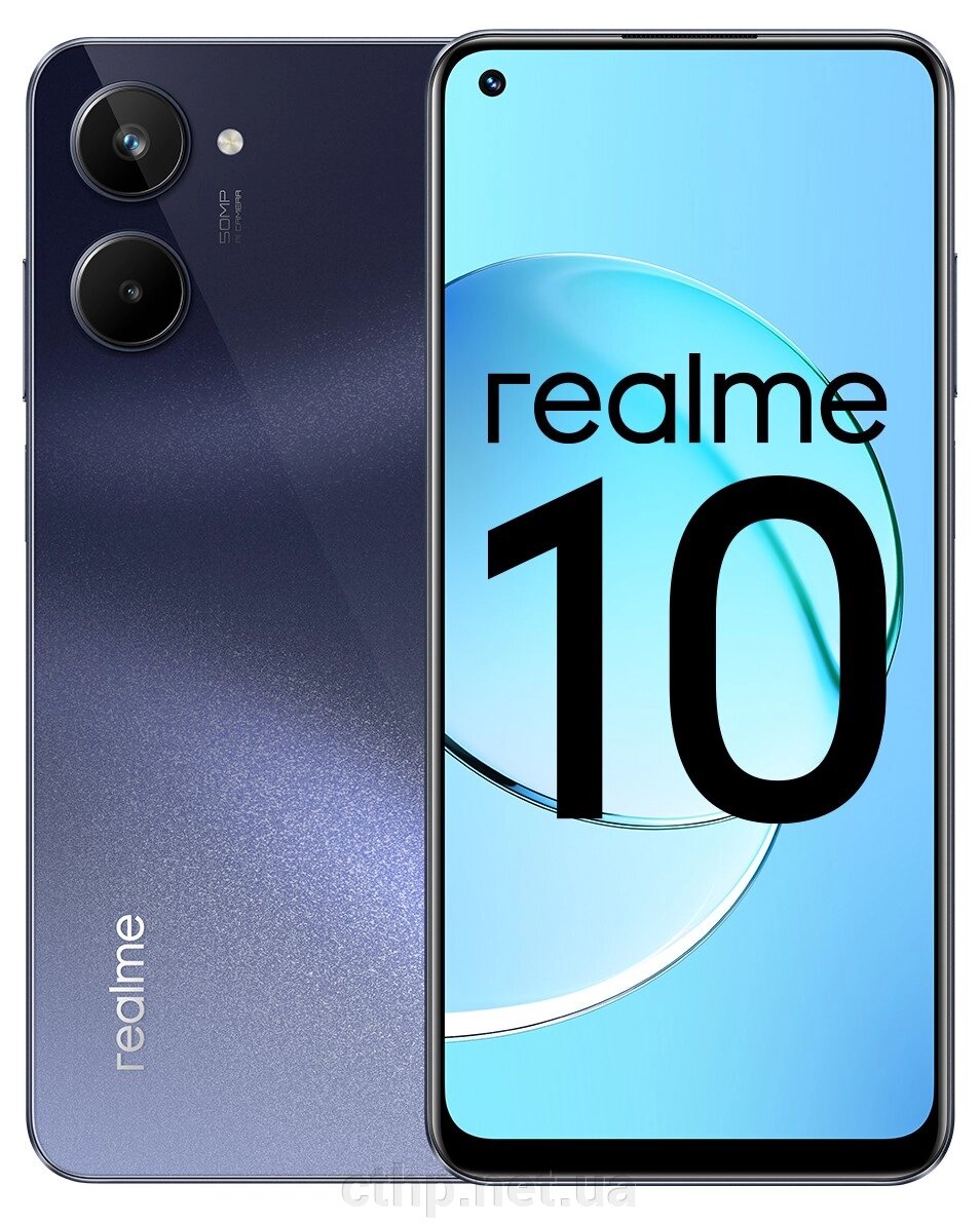 Realme 10 4/128GB Rush Black від компанії Cthp - фото 1