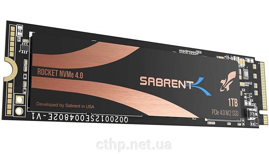 Sabrent Rocket NVMe 4.0 1 TB (SB-ROCKET-NVMe4-1TB) від компанії Cthp - фото 1