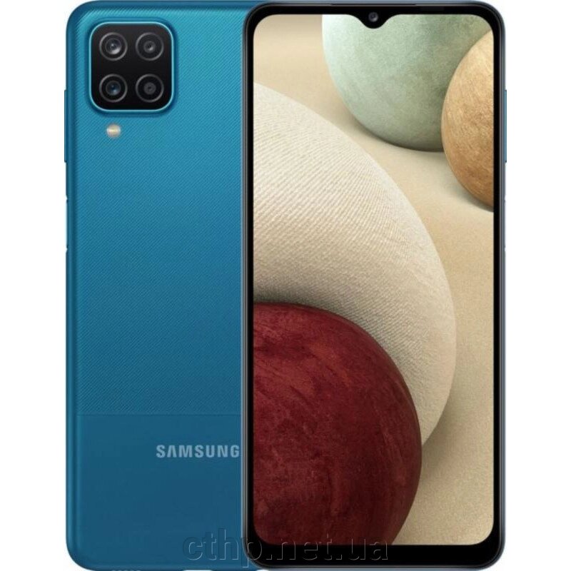 Samsung Galaxy A12 SM-A127F 3/32GB Blue (SM-A127FZBU) від компанії Cthp - фото 1