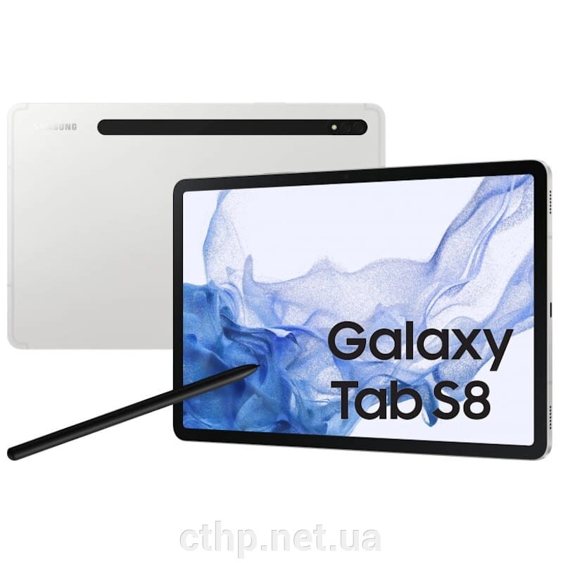 Samsung Galaxy Tab S8 11 8/128GB 5G Silver (SM-X706NZSA, SM-X706BZSA) від компанії Cthp - фото 1