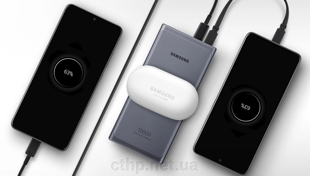 Samsung Wireless 10000 mAh Grey (EB-U3300XJEGEU) від компанії Cthp - фото 1