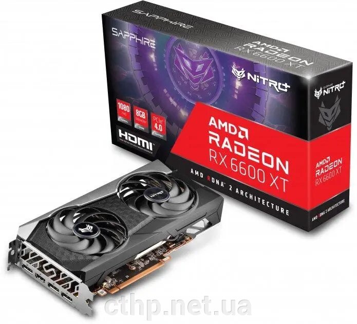 Sapphire Radeon RX 6600 XT NITRO+ (11309-01-20G) від компанії Cthp - фото 1