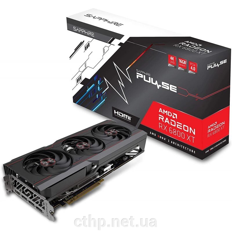 Sapphire Radeon RX 6800 XT 16 GB PULSE (11304-03-20G) від компанії Cthp - фото 1