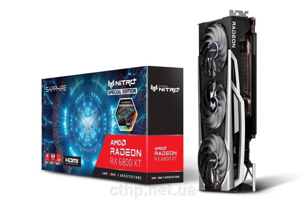 Sapphire Radeon RX 6800 XT SE 16 GB NITRO+ (11304-01-20G) від компанії Cthp - фото 1