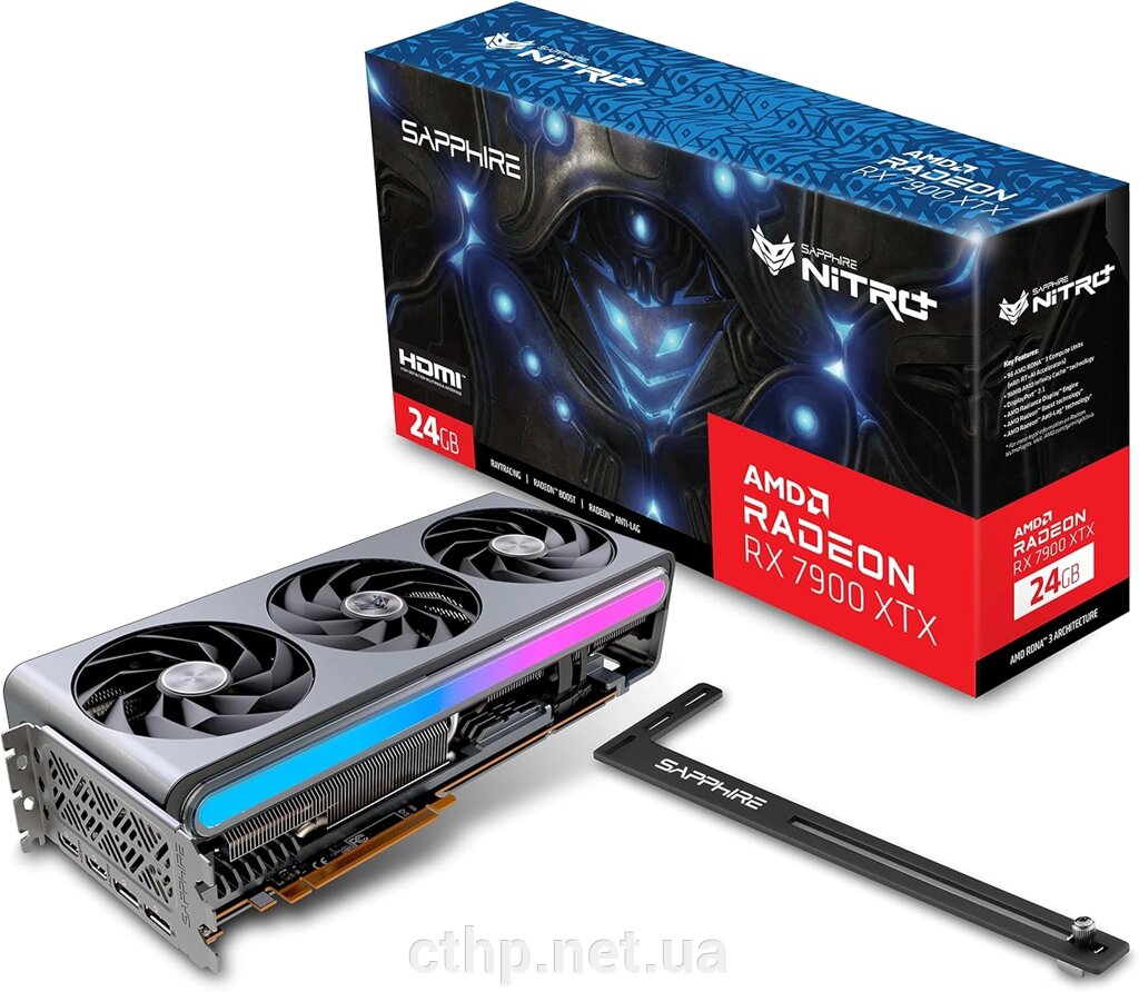 Sapphire Radeon RX 7900 XTX Vapor-X 24GB NITRO+ (11322-01) від компанії Cthp - фото 1