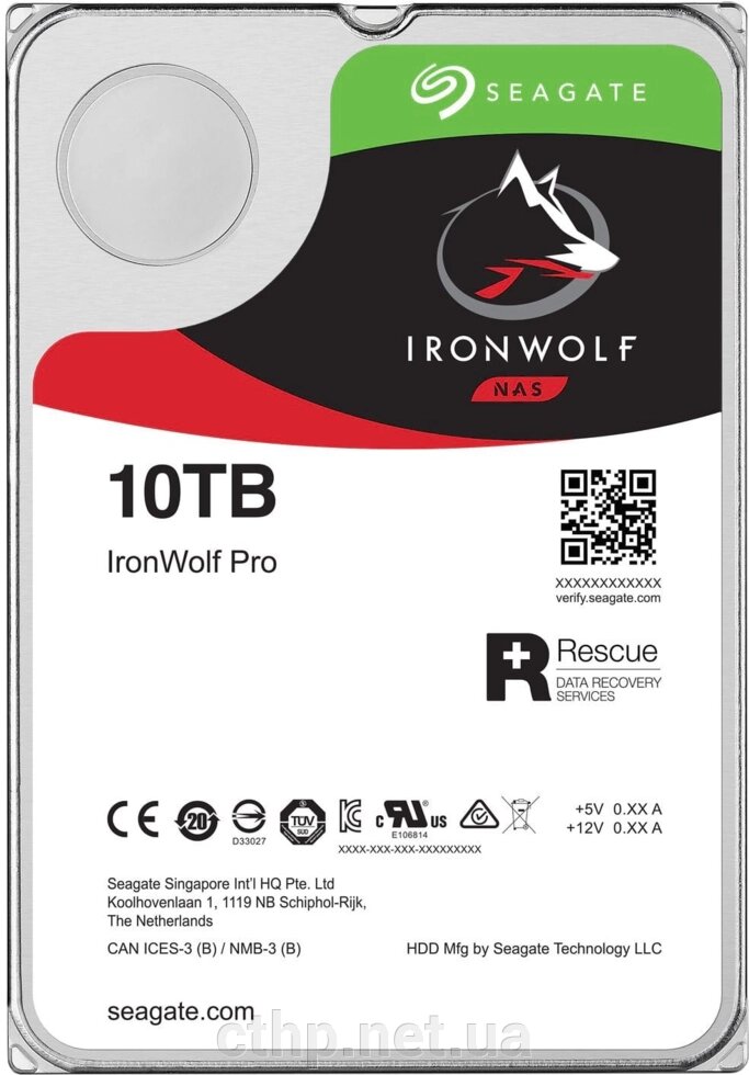 Seagate IronWolf Pro 10 TB (ST10000NE0008) від компанії Cthp - фото 1